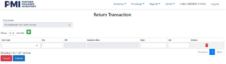 Easy Transaction Corrections