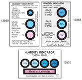 Desco 13870 Humidity Indicator Cards Use Guide