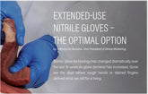 Protective Industrial Products Grippaz Extended Use Nitrile Gloves