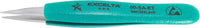 Excelta 00-SA-ET Neverust Ergo-Tweez Cushion Grip Tweezers With Straight Strong Tips