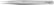 Excelta 000-SA Tweezer Straight Strong Three Star Stainless/Anti-Magnetic