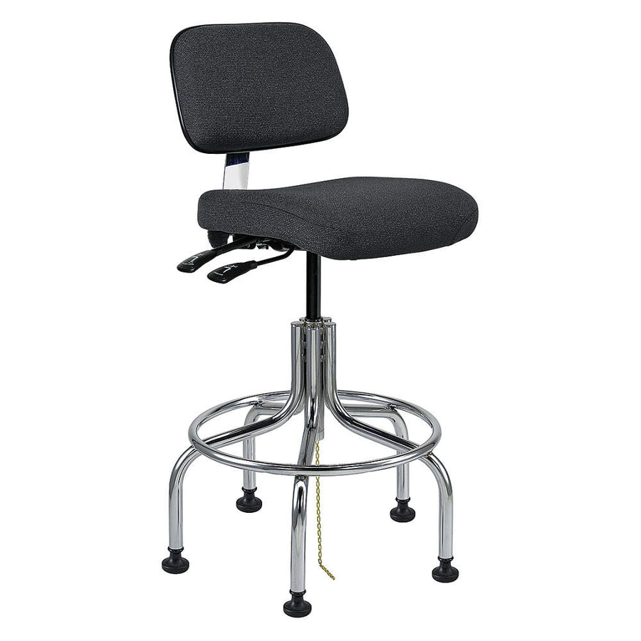 Bevco 8601-CARD5S-MEG-NAVYF  Ergonomic Pneumatic Chair
