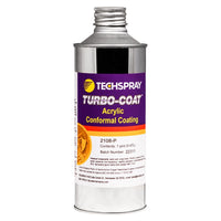 Techspray 2108-P Turbo-Coat Acrylic Conformal Coating, 1 Pint