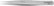 Excelta 00C-SA Stainless Steel Anti-magnetic General Assembly Tweezers with Straight Strong Tips, 4-1/4"