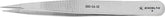 Excelta 00D-SA-SE Stainless Steel Anti-magnetic Tweezers, 4-3/4"