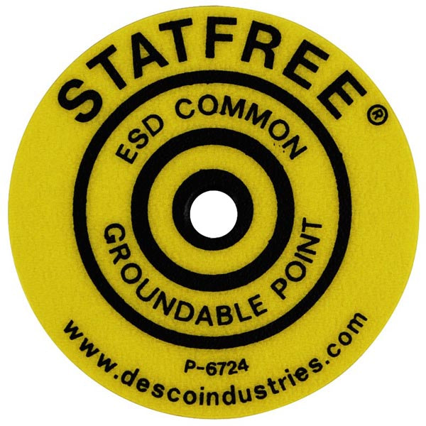 Desco 06721 Common Ground Point Identification Label 10/Pak