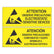 Desco 06750 Attention Sign English Spanish, 4in x 10in