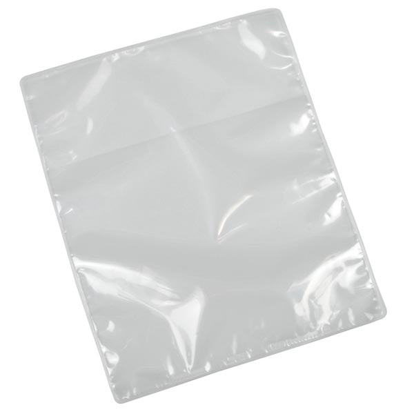 Desco 07452 Clear Sheet Protector with Extra Pocket, 25/pk