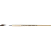 Gordon Brush 0790-00025 Artist Brush,Flat, Anti-Static, Camel/Wood, Size 1/4"