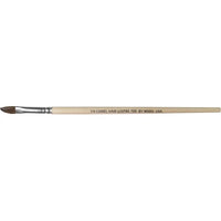 Gordon Brush 0790-00025 Artist Brush,Flat, Anti-Static, Camel/Wood, Size 1/4"