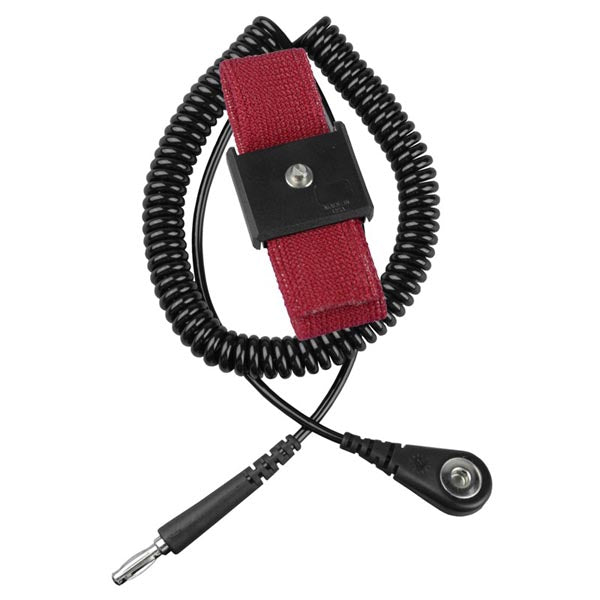 Desco 09039 Single Conductor Adjustable Fabric Wrist Strap