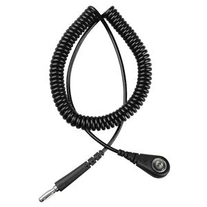 Desco 09040 Single Conductor Coil Cord, 10ft, 4mm