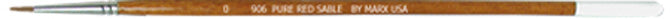 Gordon Brush 0906-00000 Artist Brush, Round, Anti-Static, Sable/Wood