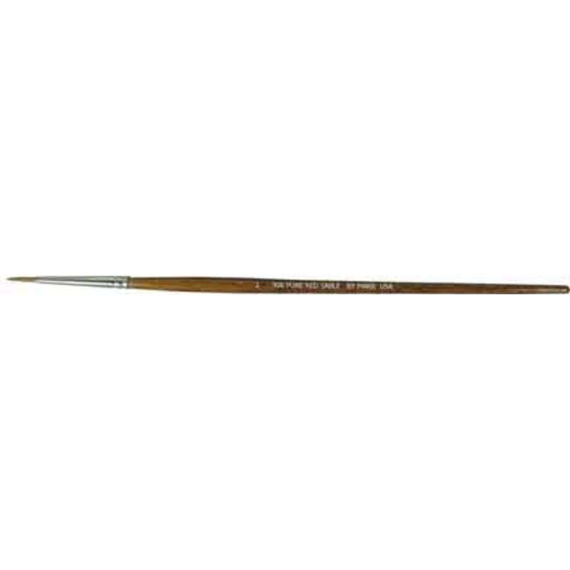 Gordon 0906-01000 Brush Size 1 Pure Red Sable Round Artist Brush