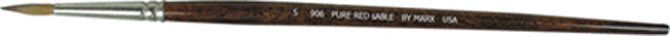 Gordon Brush 0906-05000 Pure Red Sable Round Artist Brush Size, 5