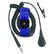 Desco 09078 Single Conductor Adjustable Fabric Wrist Strap, 6' Coil Cord