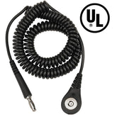Desco 09180 Single Conductor Coil Cord For MagSnap Wrist Straps