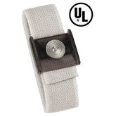 Desco 09183 Single Conductor Adjustable Fabric Wrist Strap, MagSnap
