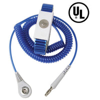 Desco 09198 MagSnap Adjustable Metal Wrist Strap With 6 ft Cord