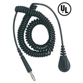Desco 09480 Single Conductor Coil Cord, 4mm Snap