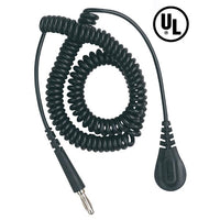 Desco 09480 Single Conductor Coil Cord, 4mm Snap