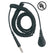 Desco 09480 Single Conductor Coil Cord, 4mm Snap