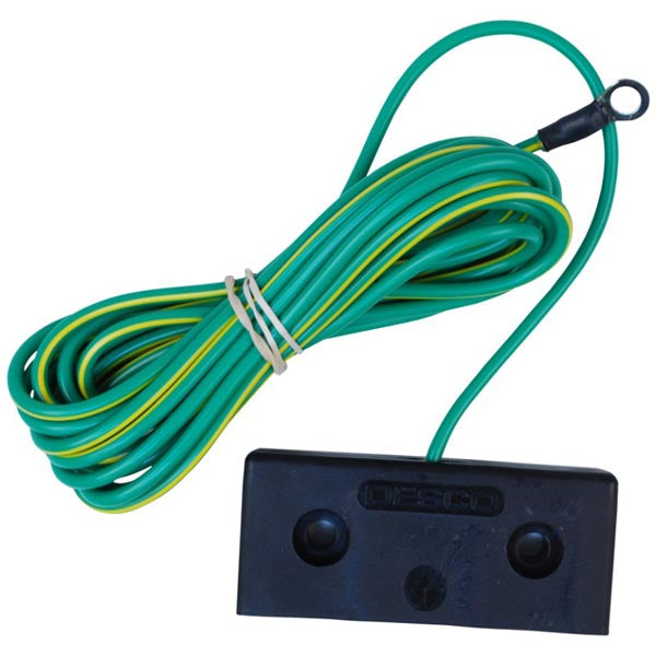 Desco 09835 Ground Block Quad Common Point, 10' Cord 10mm Snap