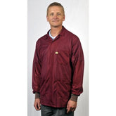 Techwear LOJ-33C-L ESD-Safe Traditional Jacket in OFX-100 Material with Cuffs, Large