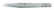 Excelta 0C-SA-SE Stainless Steel Anti-magnetic Tweezers, 1-Star, 3-1/2"