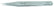 Excelta 1-SA-SE 1 Star Stainless Steel Anti-magnetic Tweezers with Slender Straight Tip, 4-1/2"
