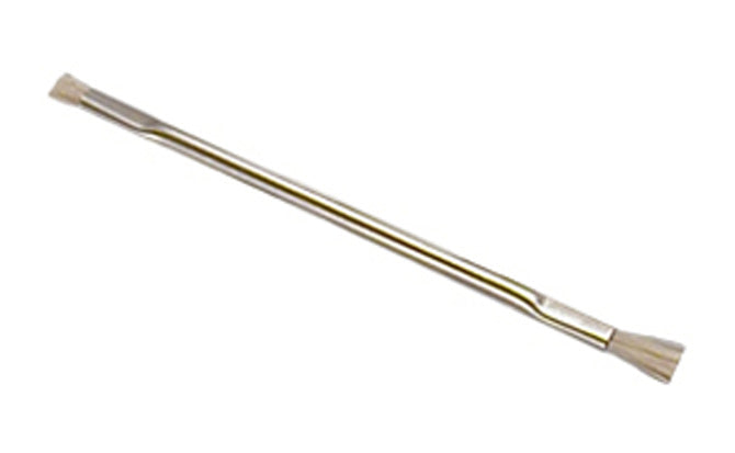 Gordon Brush 1005CK Double Ended Brush with 1/4" & 1/2" Hog Hair Bristles & a Stainless Steel Handle