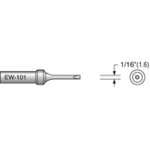Plato EW-101 EW Series Narrow Screwdriver Soldering Tip, Alternate for Weller ETR, .063"