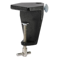O.C White 11440-1B Cast Iron Table Edge Clamp Assembly for Magnifier, Black