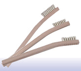 Gordon Brush 11BP-003 Brass/Plywood Scratch Brush, 1x10 .003