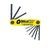Bondhus 12589 Hex Fold-Up Tools Set 9, 5/64 - 1/4"
