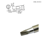 HAKKO T15-DL32 Chisel Solder Tip for FM-203/204/205/206 Iron