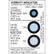 Desco 13869 Cobalt Dichloride Free Humidity Indicator Card