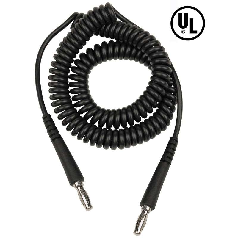 Desco 14113 Single Conductor Coil Cord, 12ft