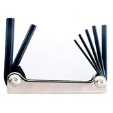 Bondhus 14589 9pc Hex Metal Handle Fold Up Tools, 5/64"-1/4"