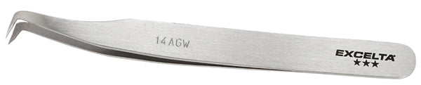 Excelta 14A-GW Carbon Steel Miniature-Head Cutting Tweezers