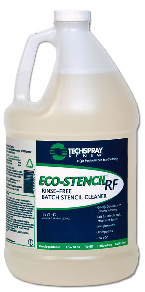 Techspray 1571-G Eco-Stencil RF Batch Stencil Cleaner, 1 Gallon