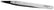 Excelta 159A-RT ESD-Safe Softip Stainless Steel Tweezer