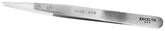 Excelta 159B-RTW 3-Star 5" White Delrin Replaceable Tweezer