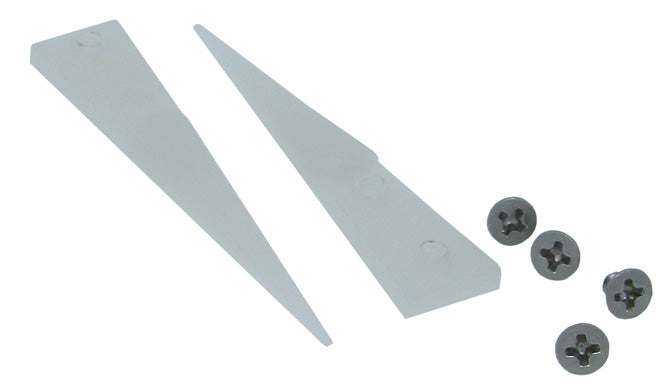 Excelta 159B-RTWX Replacement Tweezer Tips White Delrin