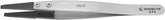 Excelta 159E-RT ESD-Safe 3 Star Stainless Steel Tweezer with Replaceable Large Carbofib Tip, 5"