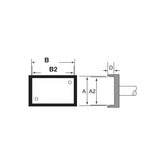 Metcal SMTC-1121 SMTC 700 Series Quad Cartridge Soldering Tip for MX Series Systems, SQFP 48, 8.38mm