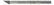 Excel 16002 K2 Medium Duty Round Aluminum Handle Knife with Safety Cap