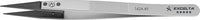 Excelta 162A-RT Tweezer - Straight - Soft Tip - Five Star 5" Black Peek Replaceable .020" Tip