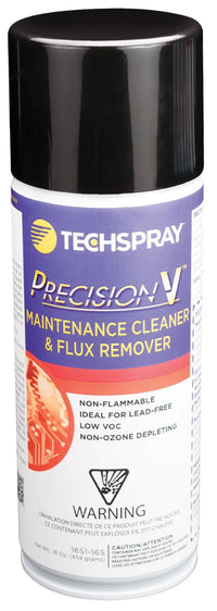 Techspray 1651-16S Precision-V Flux Remover & Maintenance Cleaner, 16 oz