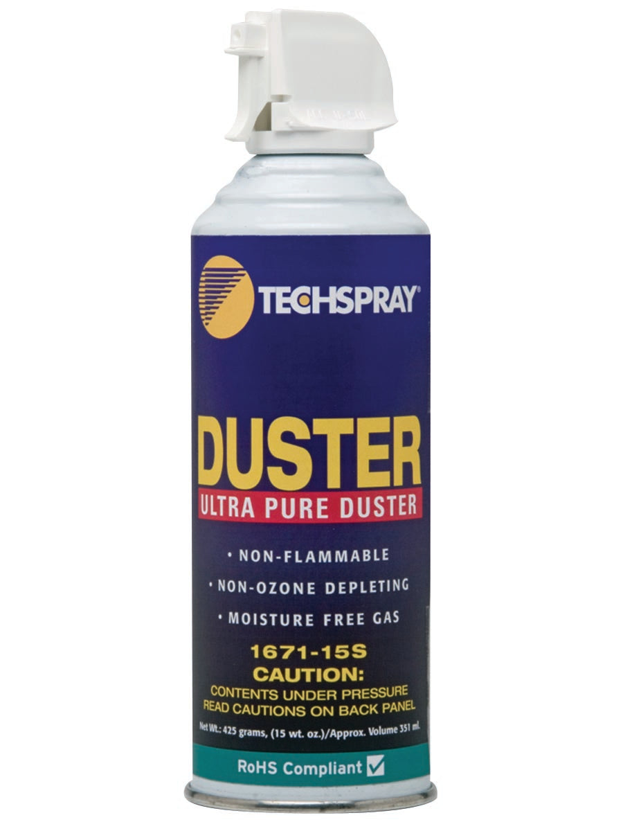 Techspray 1671-15S Ultra Pure Non-flammable Aerosol Duster, 15 oz